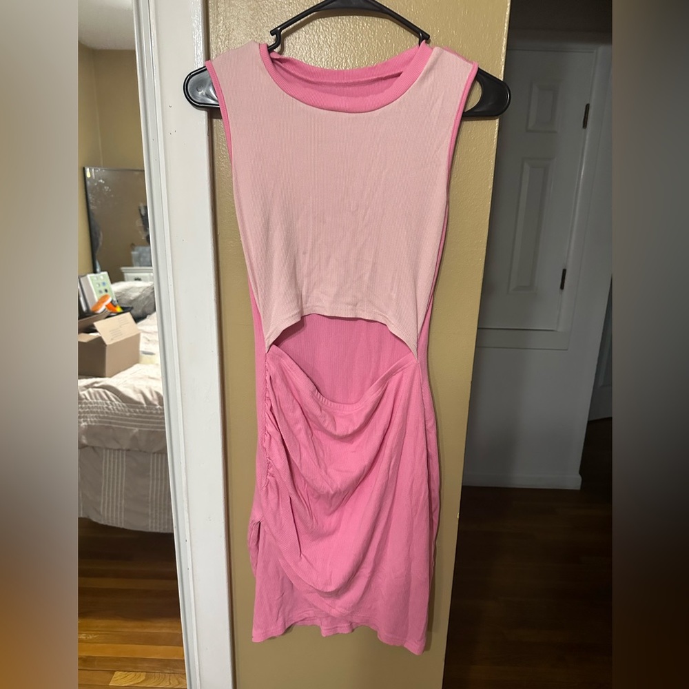 Pink Sleeveless Dress